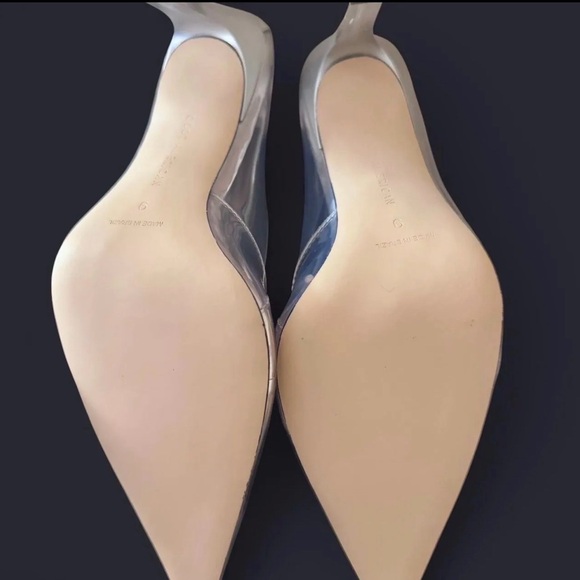 NWOT GOOD AMERICAN Silver Women's Heels - Picture 2 of 5